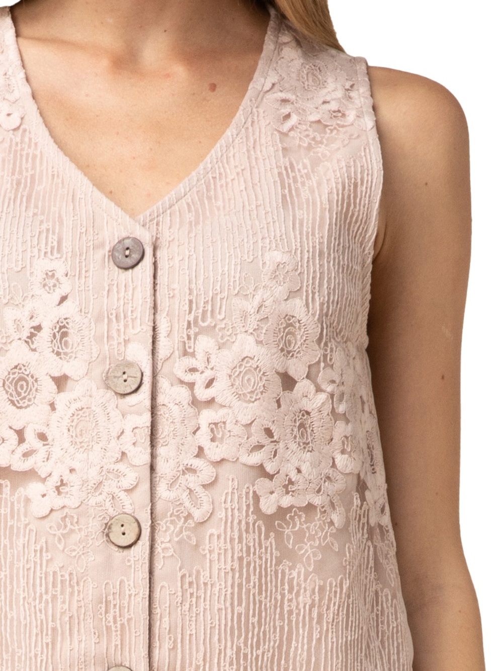 Lace Tank (L) | NWT